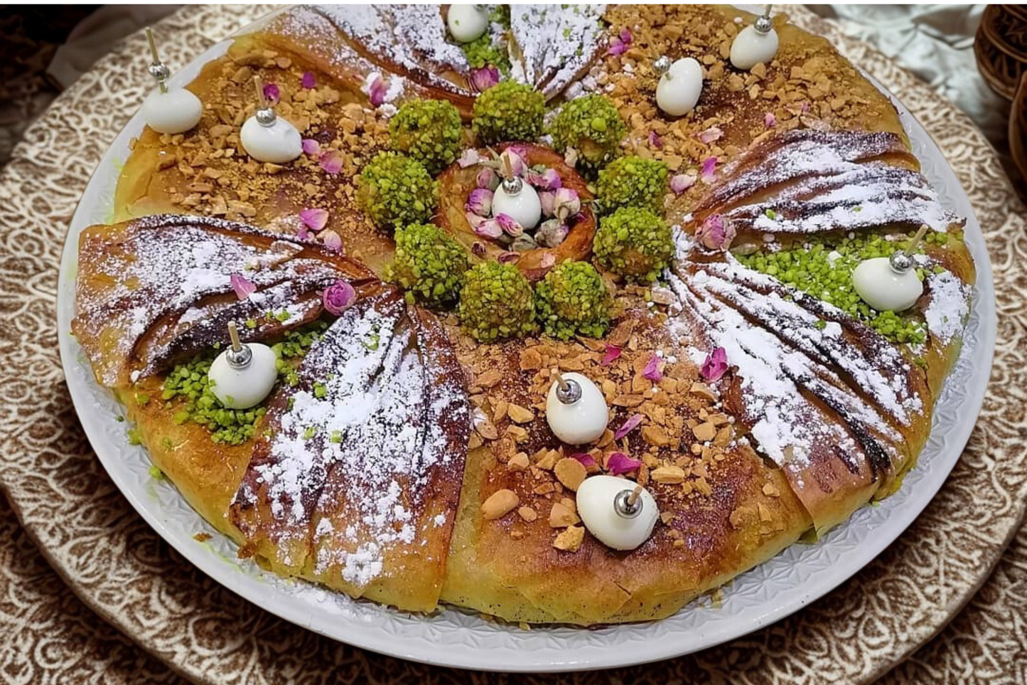 Pastilla Poulet & Amandes 6 personnes