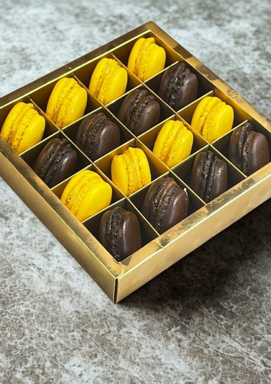 BOITE DES MACARONS 16Pcs