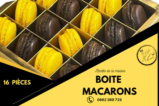 BOITE DES MACARONS 16Pcs