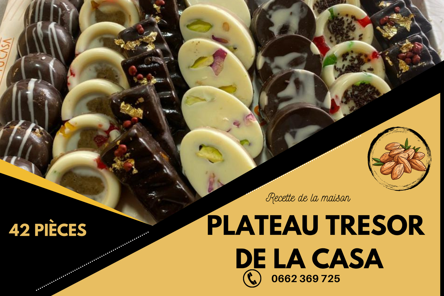 PLATEAU TRESOR DE LA CASA 42Pcs