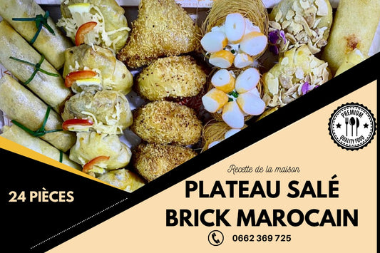 Plateau Salé BRICK MAROCAIN 24Pcs
