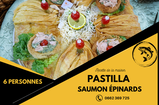 Pastilla Saumon & Epinards 6 Personnes