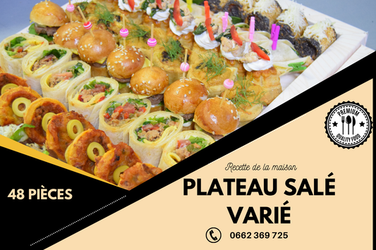 Plateau mini snacks salés 48pièces