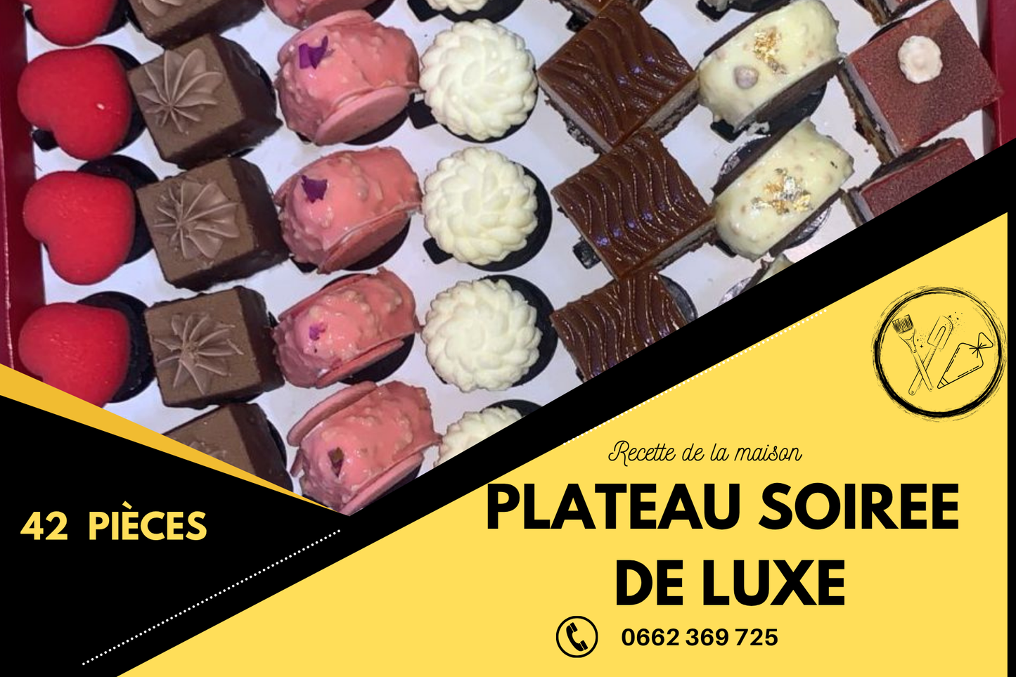 PLATEAU SOIREE DE LUXE 42Pcs