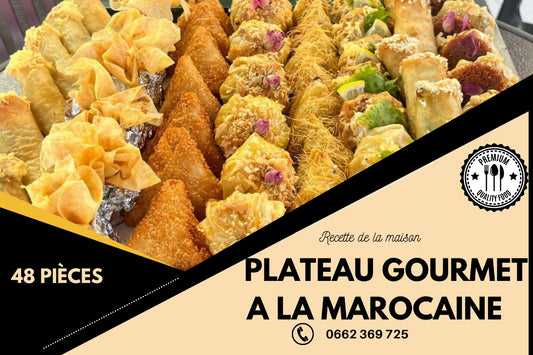 PLATEAU GOURMET A LA MAROCAINE 48Pcs